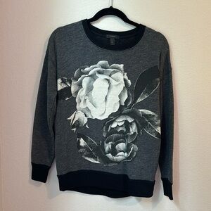 J.Crew Floral Pullover Sweater